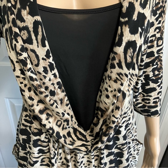 Papillon | Leopard prints cowl neck dress - Picture 5 of 10